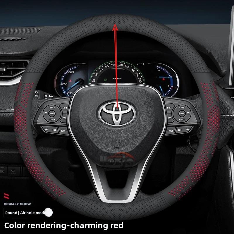 Neuer Stil Leder Auto Lenkradbezug für Toyota YARiS Cross Grand Highlander Vios Urban Cruiser Hyryder VOXY Aqua Premio