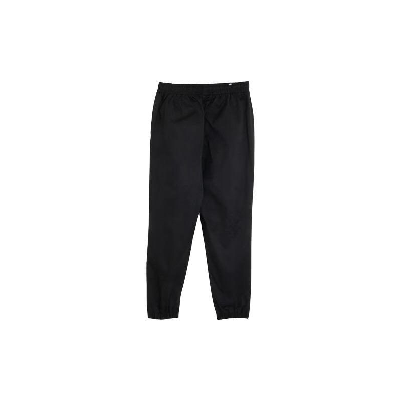 Puma Logo Mid-Waist Drawstring Casual Pants Men Pants Black 683303-01