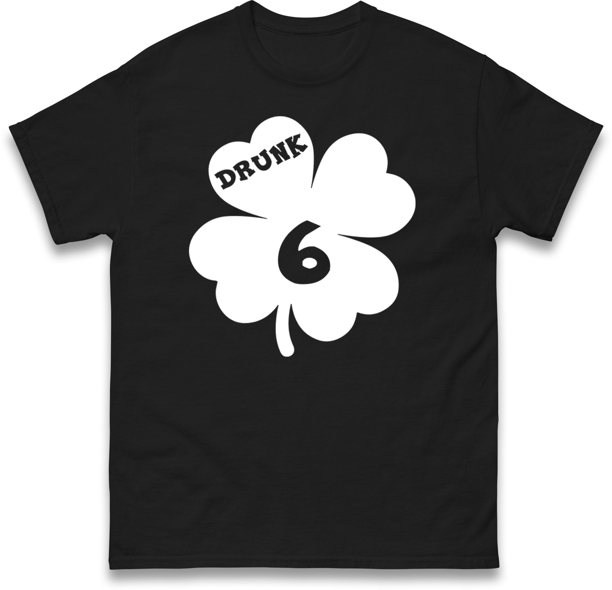 

Drunk 6 St Patricks Day Mens T Shirt Womens Tops Tees Beer Drinking Top L