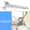 High Quality Brand New Door Stay Hinges Silver Stainless Steel Support 2PCS Two-fold Door Left&Right Lid Lift Up
