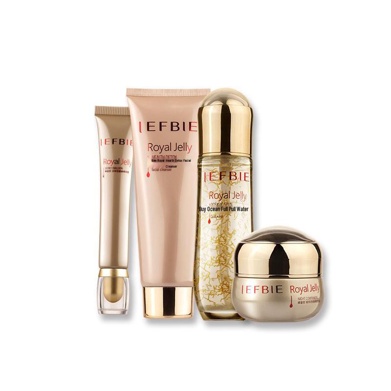 Royal Jelly Beauty Set: Hydrating & Nourishing Skincare with Moisturizing Toner, Lotion & Cleanser.