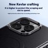 For iPhone 15 Pro Max Case Compatible with MagSafe Carbon Fiber Texture Leather Coated PC+Silicone Protective Cover