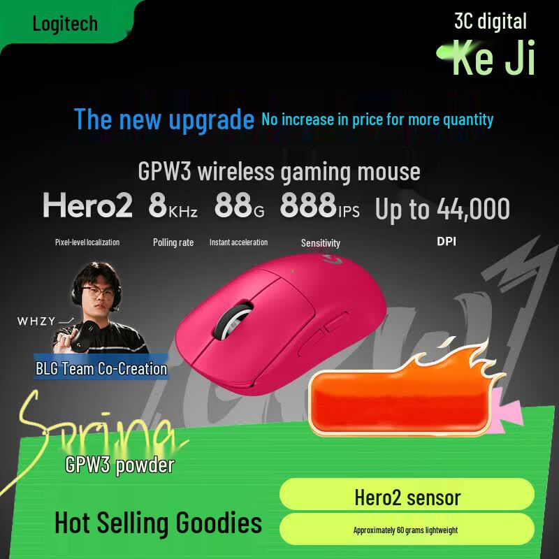 

Logitech GPW3 G Pro Wireless Gaming Mouse
