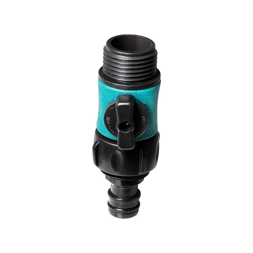 Garden Hose Quick Connect Water Gun & Nipple Connector with 6-Point Internal/External Thread.