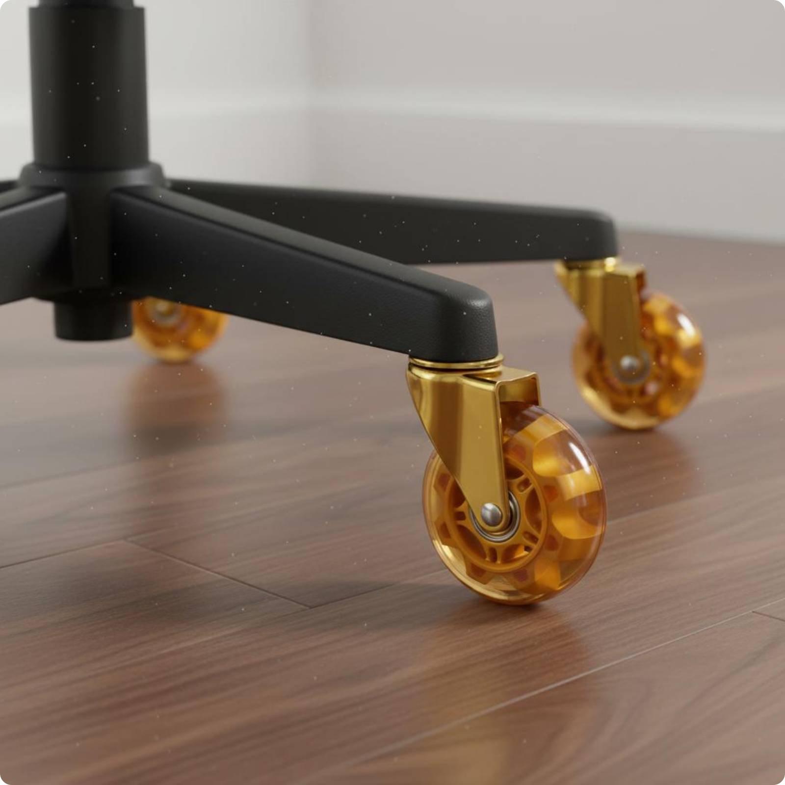 Dual Wheel Casters Double Bearing Quiet