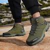 Chaussures de Randonnée Extérieure Homme Lacets Antidérapantes Montantes Chaussures Homme Confortables à Semelles Épaisses Durables Chaussures de Sport Décontractées Homme