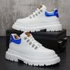 Martin boots men's spring trend high-top board shoes platform casual shoes men's inner height-increasing short boots