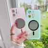 Translucent Silicone Phone Case with Mirror for Realme C85 Pro C65 4G C35 C21 C15 & More Models Shockproof Bumper