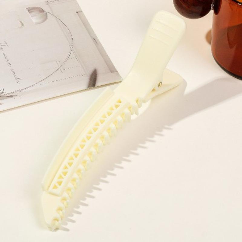 

New Simple Hairpin Positioning Clip with Teeth Hairpin Natural Fluffy High Cranial Top Seamless Clip Hair Accessories