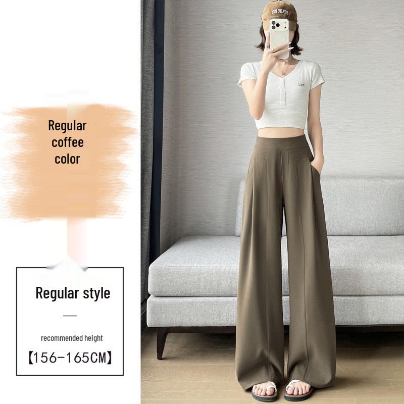

Women s Khaki High-Waisted Wide-Leg Cargo Pants - Spring 2026 Relaxed Fit for Walking and Lounging 2XL