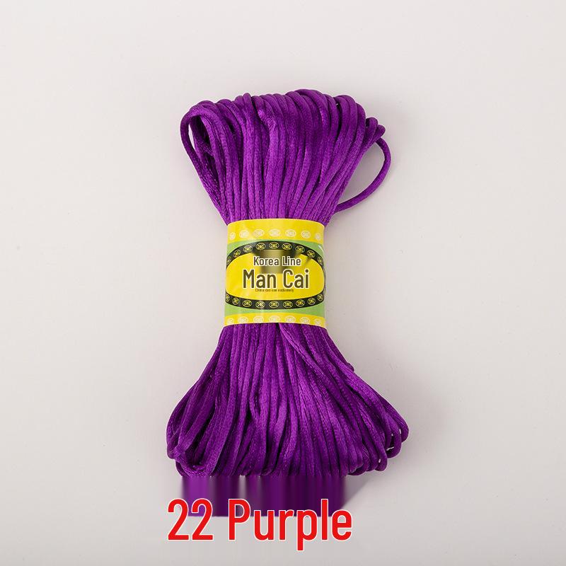 Korean Jade and Chinese Knot Weaving Cord - 20 Meters (No. 5 & No. 7)