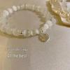 Mori Style Cat's Eye Fu Character Moonlight Bracelet - A Fresh, Retro, and Gentle Good Luck Gift for Girlfriend