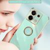 XINLI For Xiaomi Redmi Note 13 Pro 5G/Poco X6 5G Case TPU Phone Back Cover Electroplating Edge with Kickstand