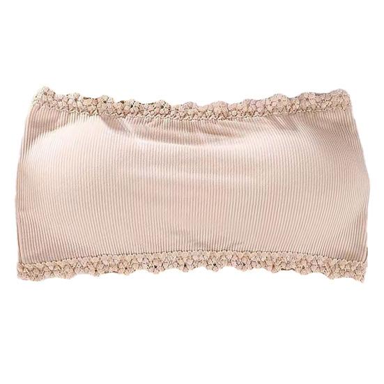 

Женский невидимый бюстгальтер без бретелек, противоскользящий пуш-ап, мягкий кружевной декор, антиэкспозиционный сплошной цвет, эластичная застежка на спине, эластичное женское бандо, топ-бюстгальтер, нижнее белье