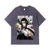 275 GSM Washed T-shirts 100% Cotton Demon Slayer V27 Haganezuka Print Unisex Heavy Cotton T Shirt