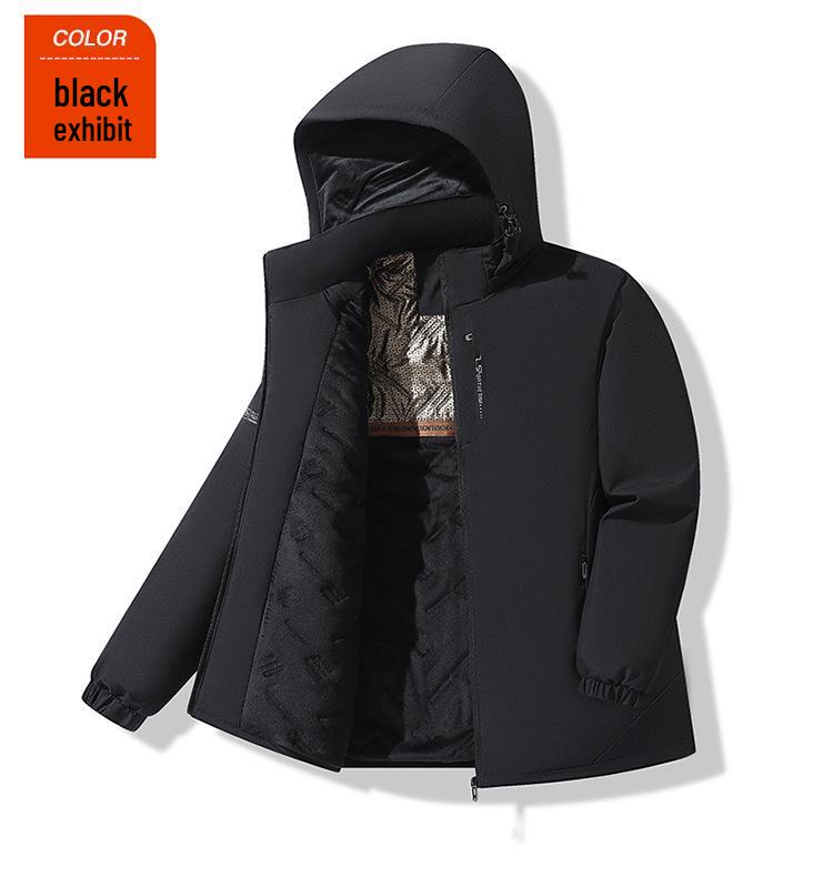 Men's and Women's Warm Winter Graphene Parka: Thick, Windproof, Cold-Resistant Mountaineering Jacket