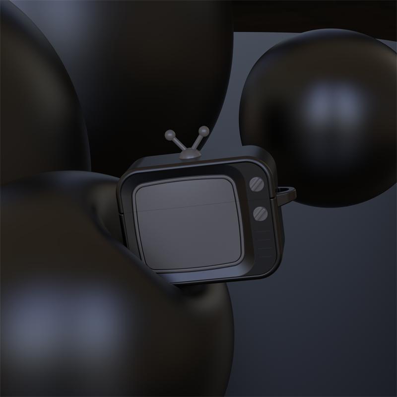 Retro TV Case for AirPods Pro 2 Charging Box Wireless Headphone Cover for AirPods 4 Case Cartoon Earphone Case Accessories