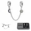 Safety Chain Pendant for Modular Bracelet Silver S925