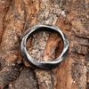 Punk Fashion 316L Stainless Steel Mobius Rings Gothic Vintage Simple Couples Finger Ring for Men Women Biker Jewelry Wholesale