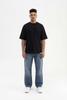 Machinist Men's Oversized Basic T-shirt – Deep Black XS