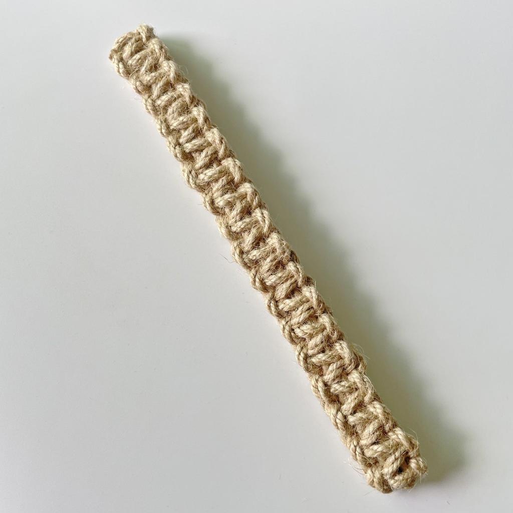 2 Pcs Hand-woven Nordic style hemp rope curtain tie rope, for home hairpin storage decoration, holiday gift
