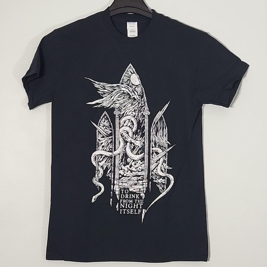 AT THE GATES To Drink From The Night S SMALL Official T-Shirt Black Band Logo Unisex T-Shirt XXXL