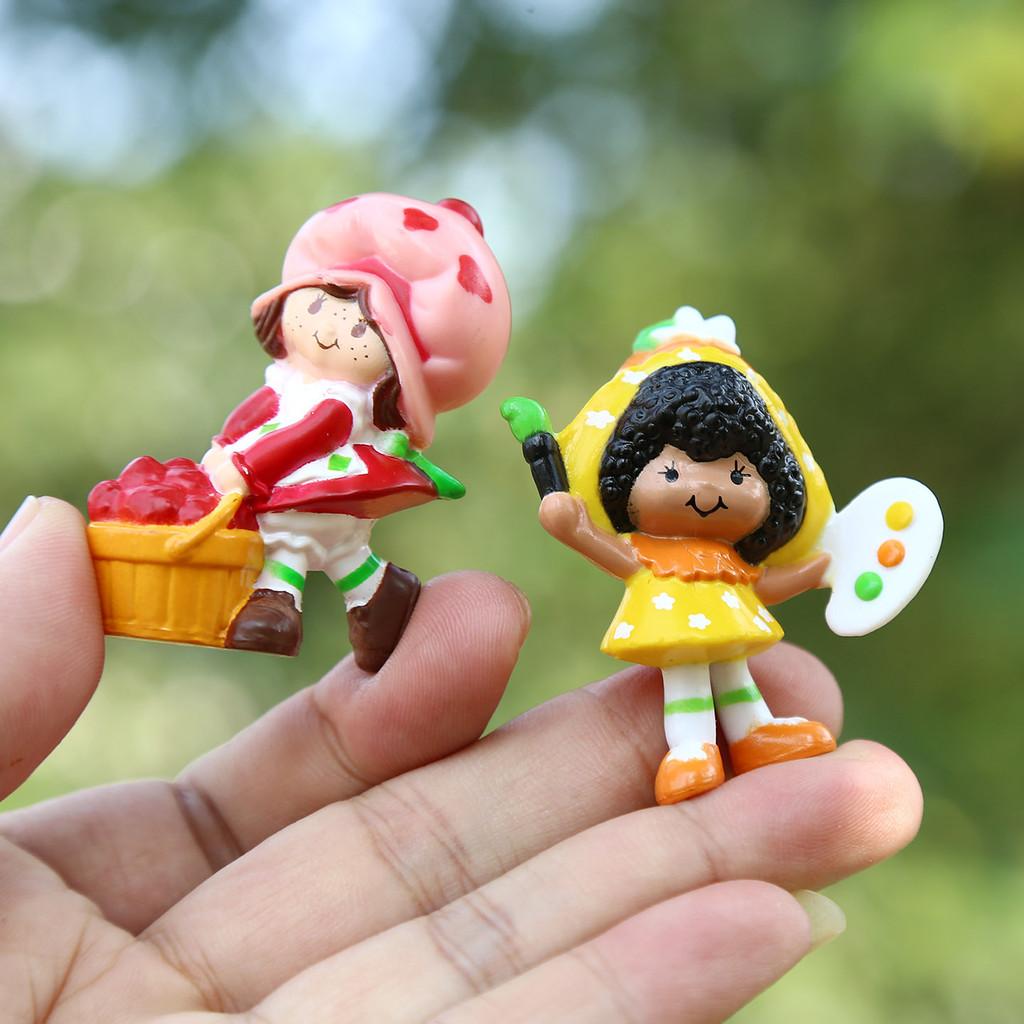 Anime Strawberry Shortcake Pvc Figure Collectible Blind Box For Kids And Collectors