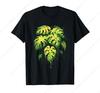 Monstera Rostlina Milovník Táta Botanický Tričko