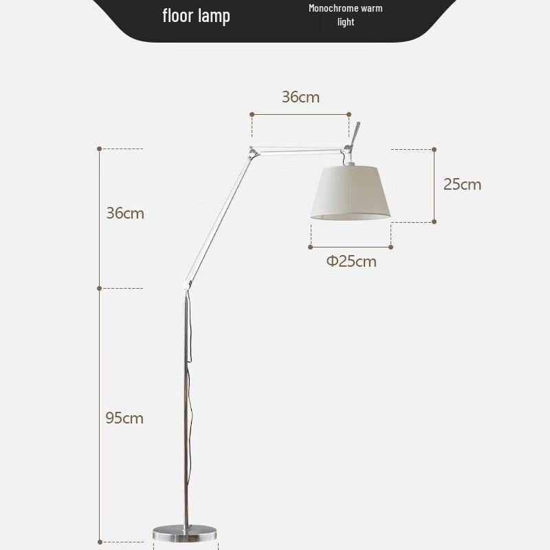 Shengbei Swing Arm Telescopic Floor Lamp