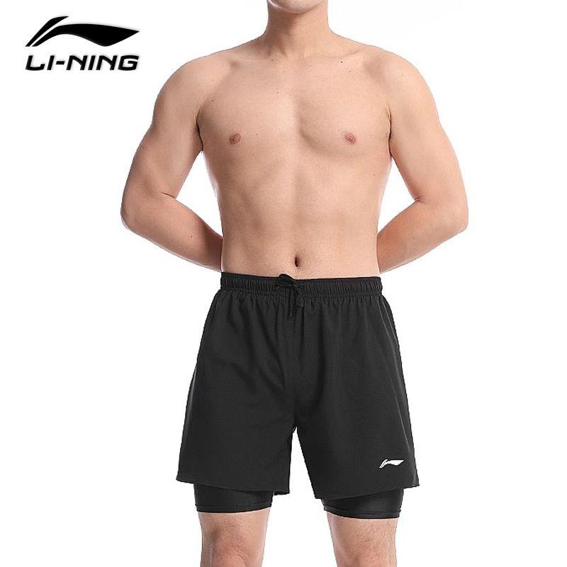 Li Ning Summer Style Sports Shorts Men's Black ASLT121-2A