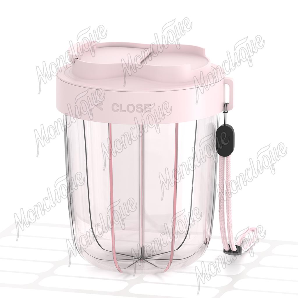Pill Organizer 7 Grids Large Cup Bottle Organizer Supplement Pill Dispenser for Holding 7 Various Vitamins Travel Pill Case Box