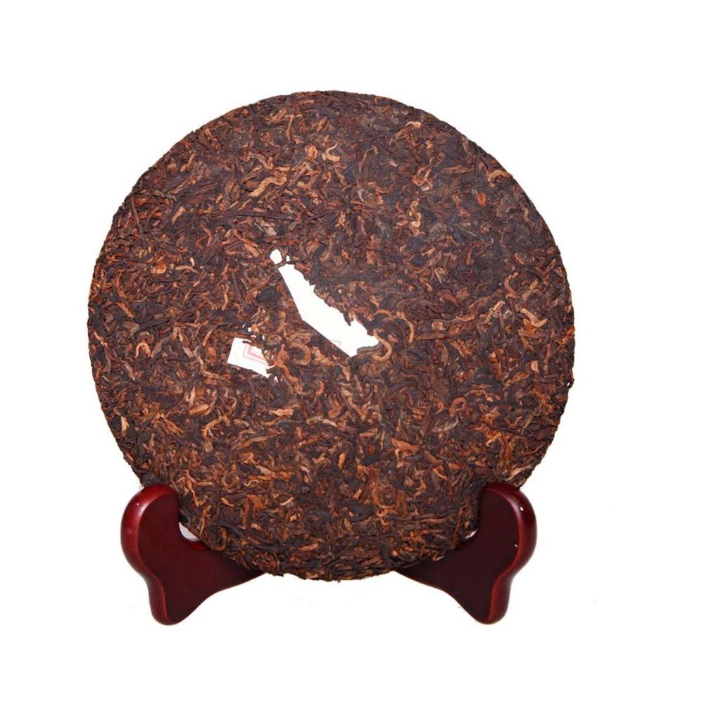 357g Menghai Golden Bud Ripe PuErh Tea Cake Fermented Dark Tea