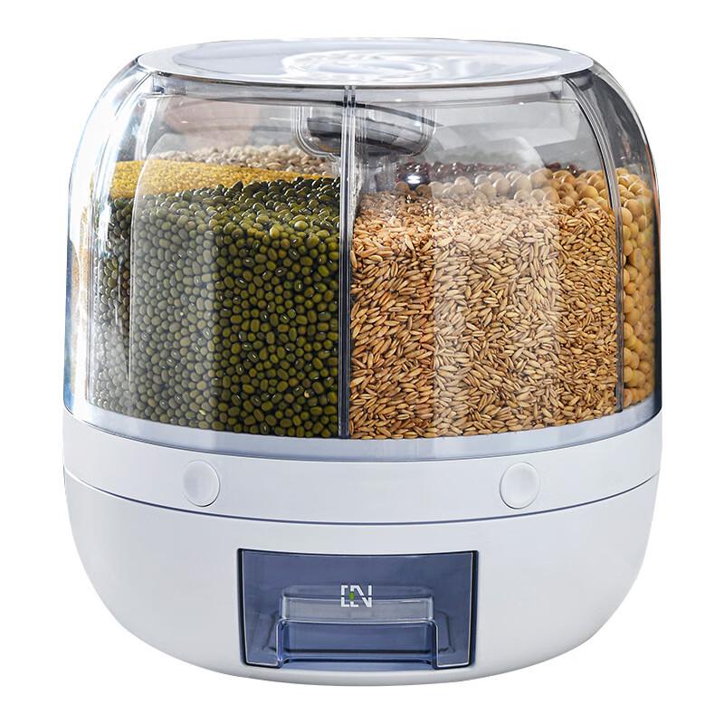 Rotating Multi-Compartment Grain Dispenser
