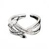 Full Of Diamonds, Zircon Belt, Nails Stacked, Open Ring, Niche Design, Cold Wind, High-End Ring