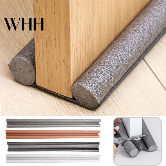 Door Stop Strip Seam Seal Flexible Cut Freely Draft Stopper Bottom Weather Stripping for Home