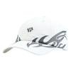 Flame embroidery street hip hop baseball hat curved brim soft top trendy cap