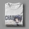 Reze Anime Chainsaws Japan Manga Man Outfit Men Women T Shirts 100% Cotton Tee Graphic Print  T-shirt Clothes