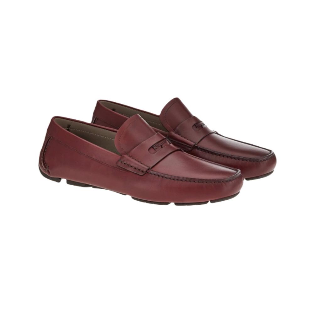 

Salvatore Ferragamo Ferragamo Newton Men S Driving loaferS Red Red US 7.5