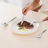 24Pcs Cutlery Set Stainless Steel Fork Spoon Steak Knife Dinnerware Set Dishwasher Safe Kitchen Tableware for Home Restaurant
