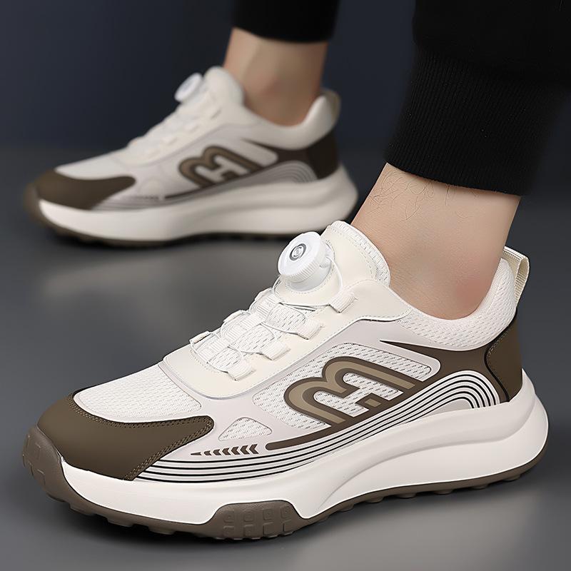 Men's Shoes Summer New Sports Shoes Men's Lightweight Non-slip Soft Sole Mesh Breathable High-end Fashion Sports Shoes