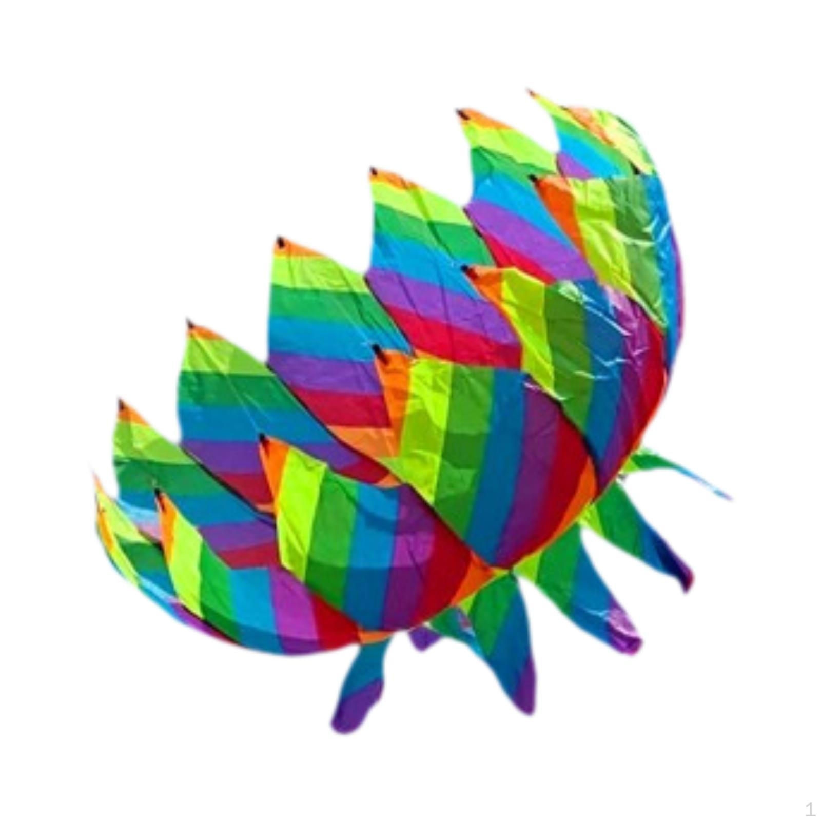 

3D Воздушный змей-цветок для активного отдыха и rainbow color