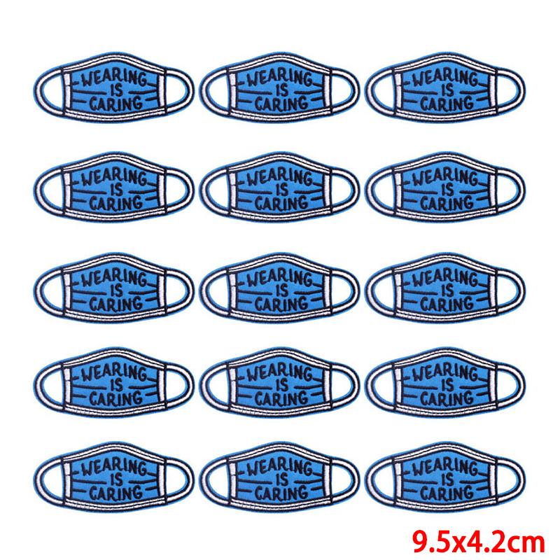 10 Pcs/lot Wholesale Embroidery Patch Iron On Patches For Clothing Patches On Clothes Jackets Decor Applique Sew Supplies