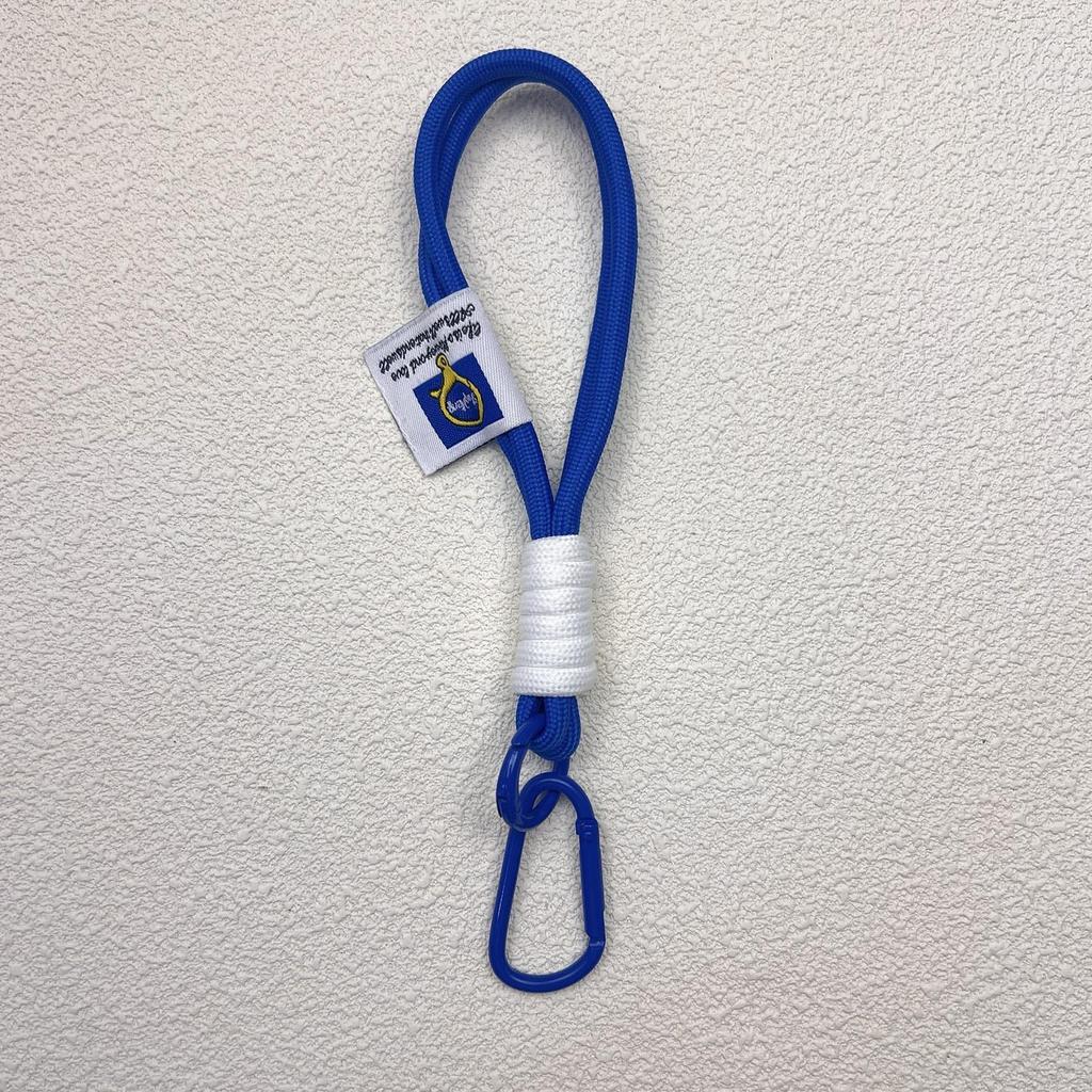 Outdoor Backpack Lanyard: Nylon Woven Keychain & Carabiner with Doll Accessory