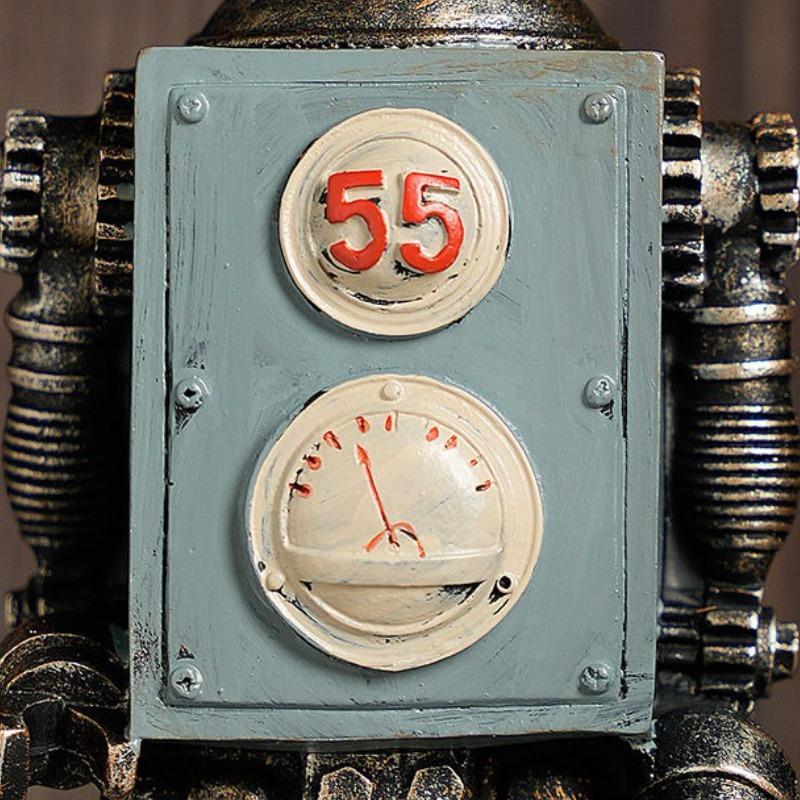 Retro Ornaments Vintage Interior Robot Ornament Creative Home Decoration Accessory Aesthetic Elegant Decorative Bar Accessories