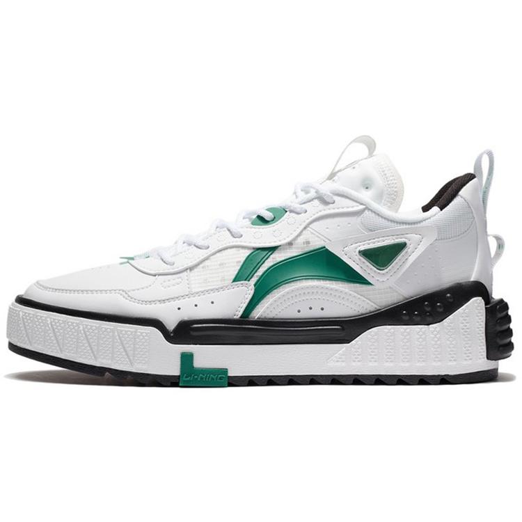 

Li Ning New Journey Low top Skateboard Shoes Men s White Green AGCS169-4 40