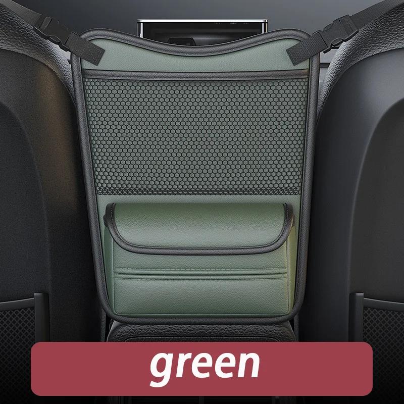 Car Oaganizer Middle Seat Storage Car Storage Hanging Bag Multifunctional Central Control Between Seats Tissue Box Organizer