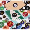 Multi-Function Gift Packaging Sealing Adhesive Label Number Stickers Paper Stickers Advent Calendar