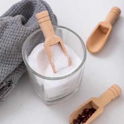 Wooden Bath Salt Spoon Natural Beech Wood Scoop Ergonomic Handle Multifunctional Kitchen Spoon for Bath Salts Sugar Coffee Gift for Cooking