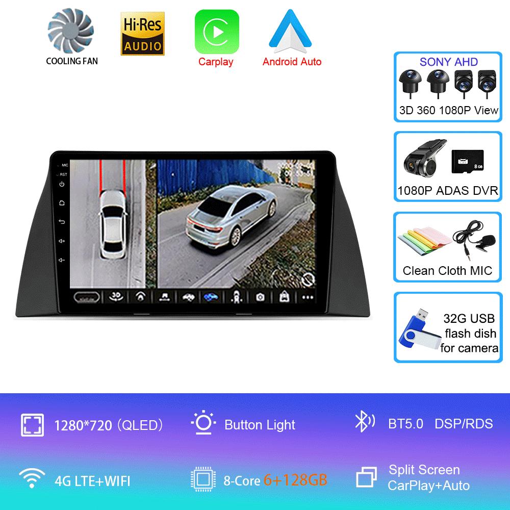 Car Radio Android 14 Wireless Carplay Auto For Chery Tiggo T11 2005-2020 Multimedia Video Player Navigation GPS WIFI 4G Stereo