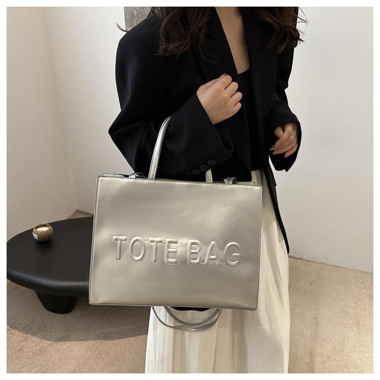 Minimalistische koreanische Tragetasche für Damen, große Kapazität, für Pendler, Umhängetasche CLE